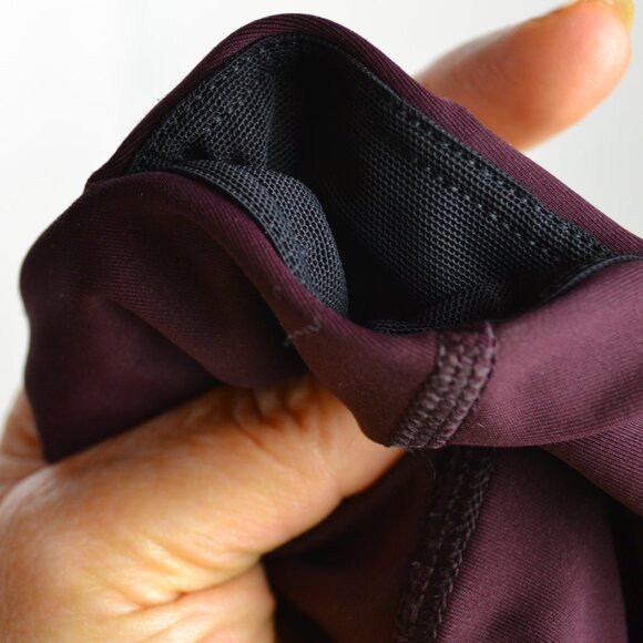 VICTORIA SPORT WINE RED HIGH WAIST LEGGING YOGA - Picture 4 of 8